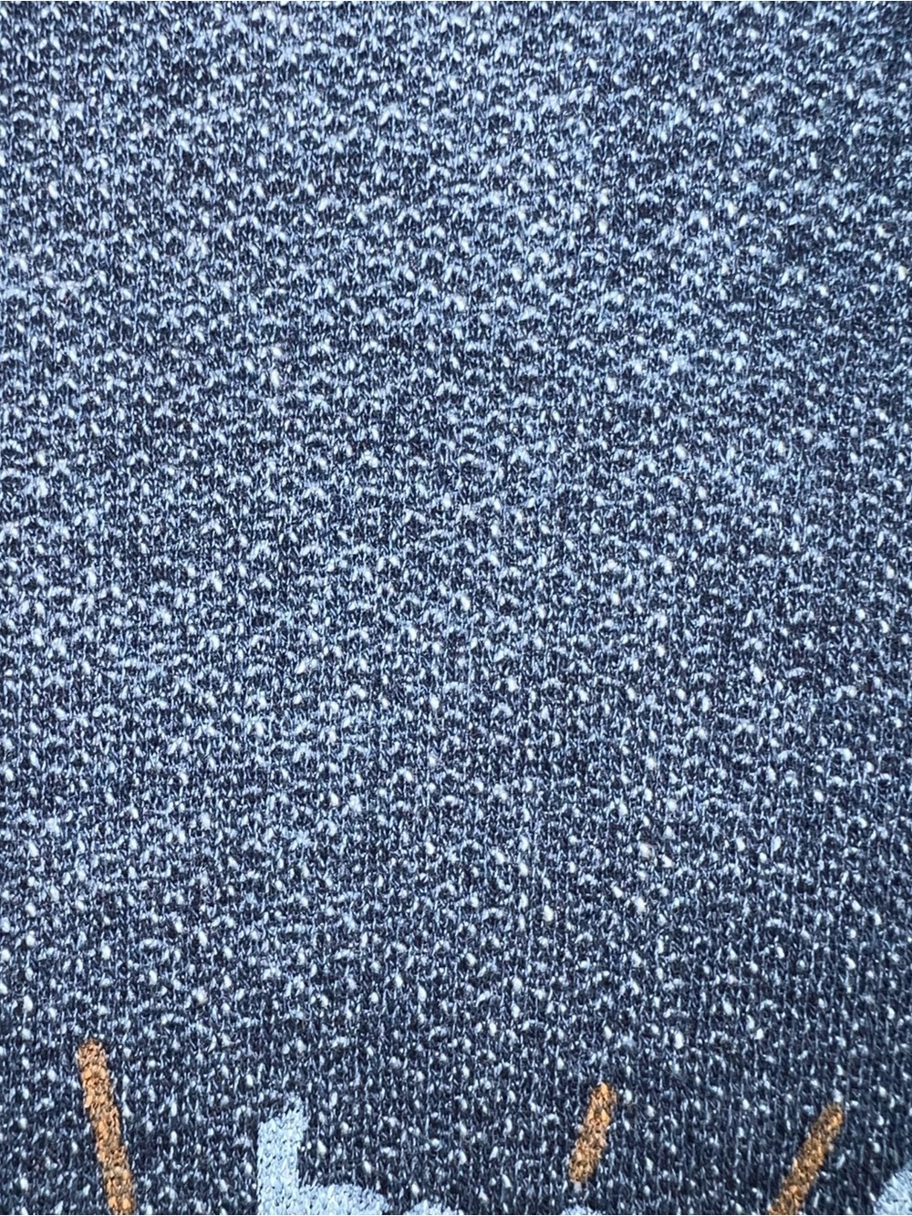 Faherty Brand Indigo Blue Graphic Crewneck Sweatshirt Large Coastal Surf - Picture 9 of 12